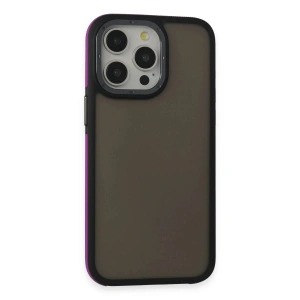 Mey İthalat®  iPhone 15 Pro Harvel Kapak - Derin Mor