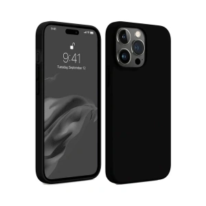 Mey İthalat®  iPhone 15 Pro Kılıf First Silikon - Siyah