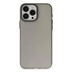 Mey İthalat®  iPhone 15 Pro Kılıf Modos Metal Kapak - Siyah
