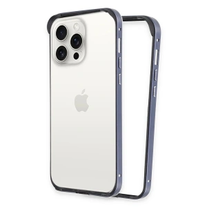 Mey İthalat®  iPhone 15 Pro Land Bumper Koruma Kapak - Lacivert