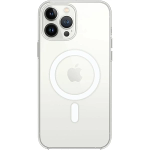 Mey İthalat®  iPhone 15 Pro Max Kılıf Magneticsafe Şeffaf Silikon - Şeffaf