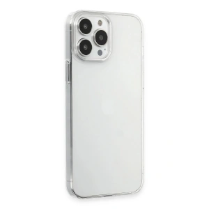 Mey İthalat®  iPhone 15 Pro Max Kılıf Pc Sert Şeffaf Kapak - Şeffaf