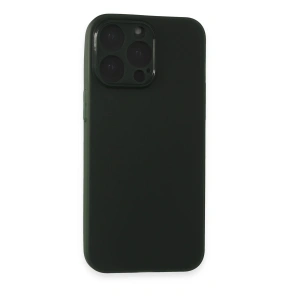 Mey İthalat®  iPhone 15 Pro Max Kılıf Puma Silikon - Yeşil