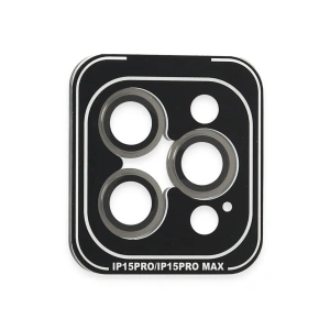 Mey İthalat®  iPhone 15 Pro Max PVD Metal Kamera Lens - Gri