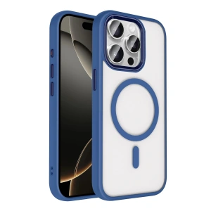 Mey İthalat® iPhone 15 Pro Max Terea Magsafe Kapak - Lacivert
