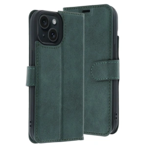 Mey İthalat®   iPhone 15 Trend S Plus Kapaklı Kılıf - Yeşil