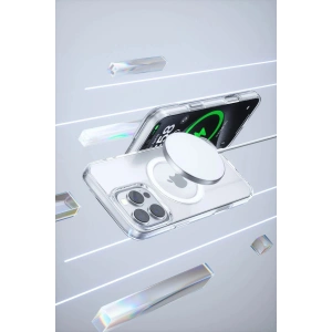 Mey İthalat®  iPhone 16 Pro Gleam PC Sert Magsafe Kılıf - Şeffaf