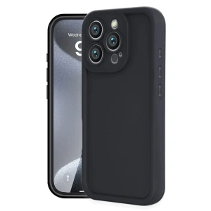 Mey İthalat®  iPhone 16 Pro Kılıf Viera Silikon - Siyah