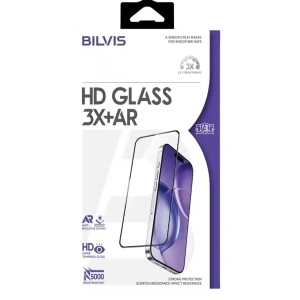 Mey İthalat®   iPhone 16 Pro Max Bilvis 3X AR HD Cam Ekran Koruyucu - Siyah