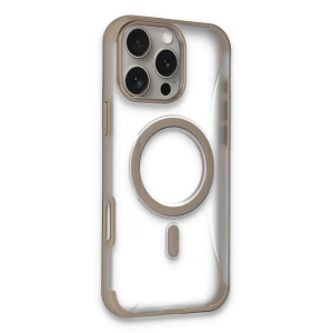 Mey İthalat®  iPhone 16 Pro Max Hilton Magsafe Kapak - Gold