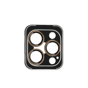 Mey İthalat®  iPhone 16 Pro Max PVD Metal Kamera Lens - Gold