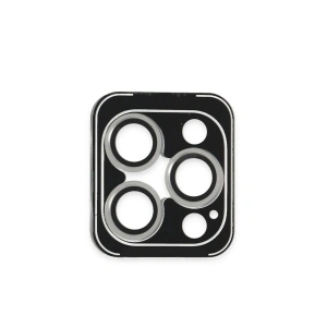 Mey İthalat®  iPhone 16 Pro Max PVD Metal Kamera Lens - Gümüş