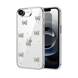 Mey İthalat®   iPhone 16E Fiyonk Desenli Kapak - Desen 9