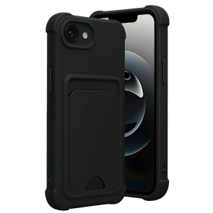 Mey İthalat®   iPhone 16E Kelvin Kartvizitli Silikon - Siyah