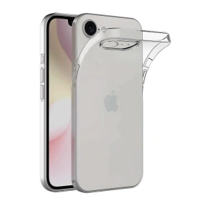 Mey İthalat®  iPhone 16E Kılıf Lüx Şeffaf Silikon