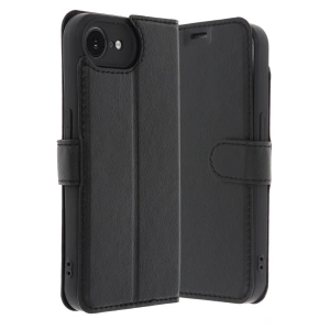 Mey İthalat®  iPhone 16E Kılıf Trend S Plus Kapaklı Kılıf - Siyah