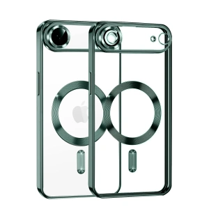 Mey İthalat®   iPhone 17 Air Kross Magneticsafe Kapak - Koyu Yeşil