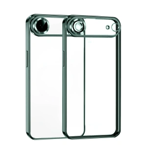 Mey İthalat®   iPhone 17 Air  Lensli Silikon - Yeşil
