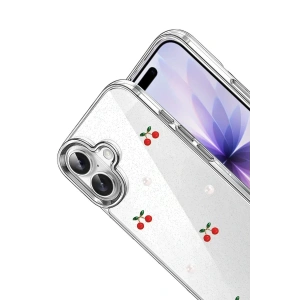 Mey İthalat®   iPhone 17 Fiyonk Desenli Kapak - Desen 9
