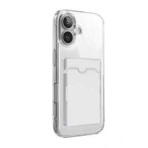 Mey İthalat®   iPhone 17 Kart Şeffaf Silikon - Şeffaf