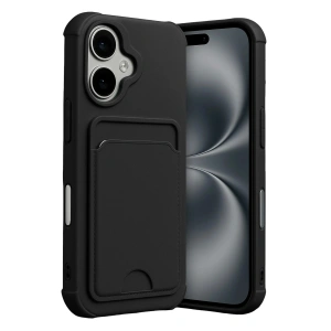 Mey İthalat®   iPhone 17 Kelvin Kartvizitli Silikon - Siyah
