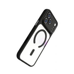 Mey İthalat®   iPhone 17 Pro Hazar Magsafe Kapak - Siyah