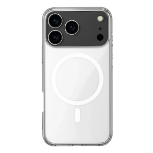 Mey İthalat®  iPhone 17 Pro Kılıf Magneticsafe Şeffaf Silikon - Şeffaf