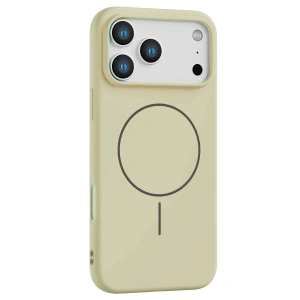 Mey İthalat®   iPhone 17 Pro Max Jully Magsafe Kapak - Bej