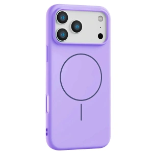 Mey İthalat®   iPhone 17 Pro Max Jully Magsafe Kapak - Lila