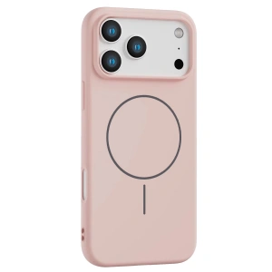 Mey İthalat®   iPhone 17 Pro Max Jully Magsafe Kapak - Pudra