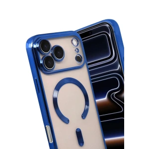 Mey İthalat®   iPhone 17 Pro Max Kross Magneticsafe Kapak - Lacivert