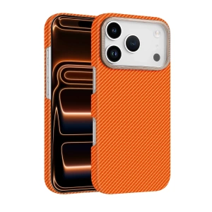 Mey İthalat®   iPhone 17 Pro Max Vega Magsafe Kapak - Turuncu