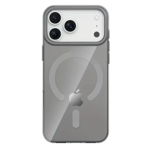 Mey İthalat® iPhone 17 Pro PC Blank Magsafe Kapak - Natural Grey