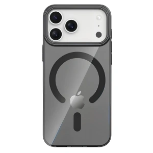 Mey İthalat®   iPhone 17 Pro PC Blank Magsafe Kapak - Siyah