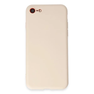 Mey İthalat® iPhone 7 Kılıf First Silikon - Krem