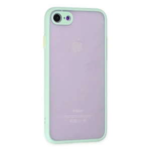 Mey İthalat®  iPhone 7 Kılıf Montreal Silikon Kapak - Turkuaz