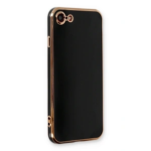 Mey İthalat® iPhone 7 Kılıf Volet Silikon - Siyah