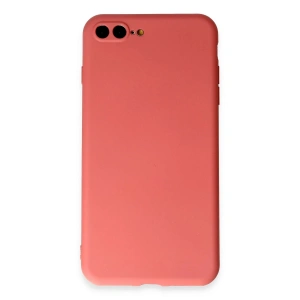 Mey İthalat®  iPhone 7 Plus Kılıf First Silikon - Kiremit