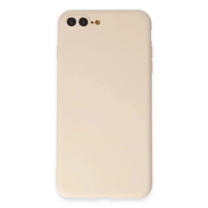 Mey İthalat®  iPhone 7 Plus Kılıf First Silikon - Krem