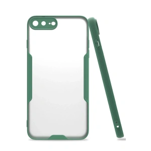 Mey İthalat®  iPhone 7 Plus Kılıf Platin Silikon - Yeşil