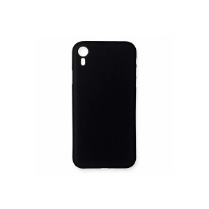 Mey İthalat®  iPhone XR Kılıf PP Ultra İnce Kapak - Siyah
