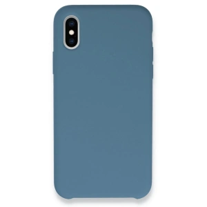 Mey İthalat® iPhone XS Max Kılıf Lansman Legant Silikon - Açık Mavi