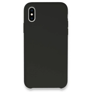 Mey İthalat® iPhone XS Max Kılıf Lansman Legant Silikon - Siyah