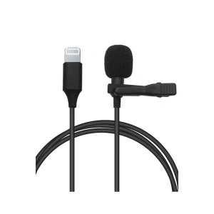 Mey İthalat®  Lightning 2 Metre Double Mikrofon - Siyah