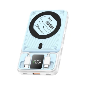 Mey İthalat®  M25W 10.000 mAh 20W PD Magsafe Powerbank - Mavi