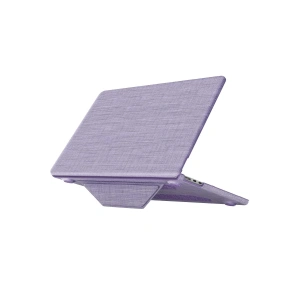 Mey İthalat®  Macbook Air 15 2023 Macbook Kumaş Kapak - Mor