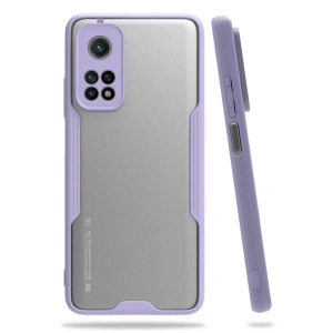 Mey İthalat®   Mi 10T Pro Kılıf Platin Silikon - Lila