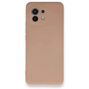 Mey İthalat® Mi 11 Kılıf Nano içi Kadife Silikon - Pudra