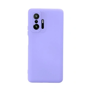 Mey İthalat®   Mi 11T Pro Kılıf Nano içi Kadife Silikon - Lila