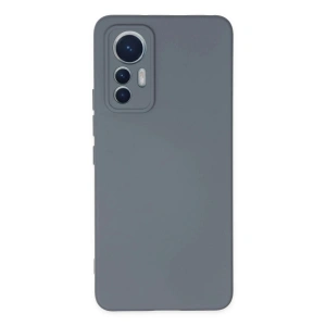 Mey İthalat®   Mi 12 Lite Kılıf Nano içi Kadife Silikon - Gri